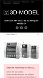 Mobile Screenshot of 3d-model.ch